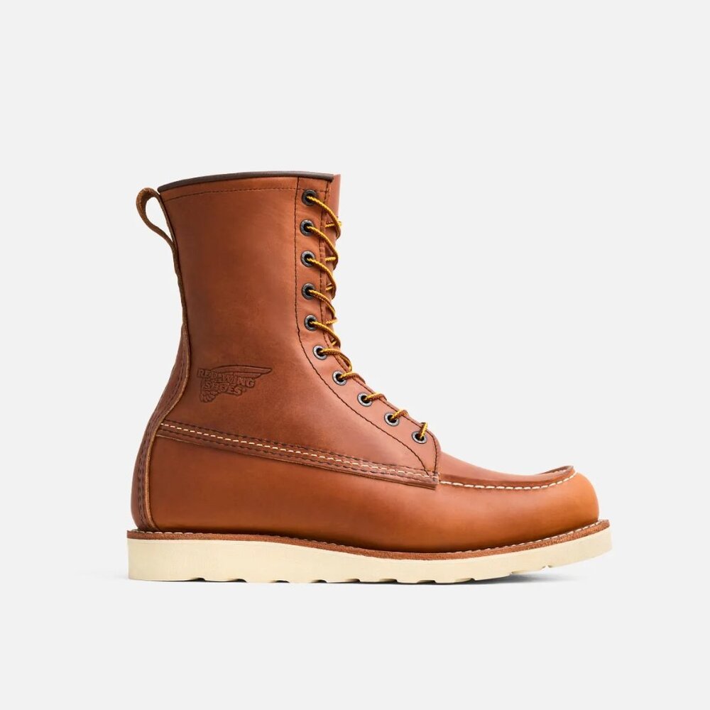 Red Wing 8-in Leather Traction Tred Boots